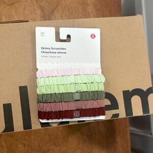 Lululemon skinny scrunchie 6 pack